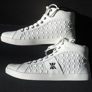 SIZE 14. MIGUEL CABRERA MIGGY leather athletic shoes.